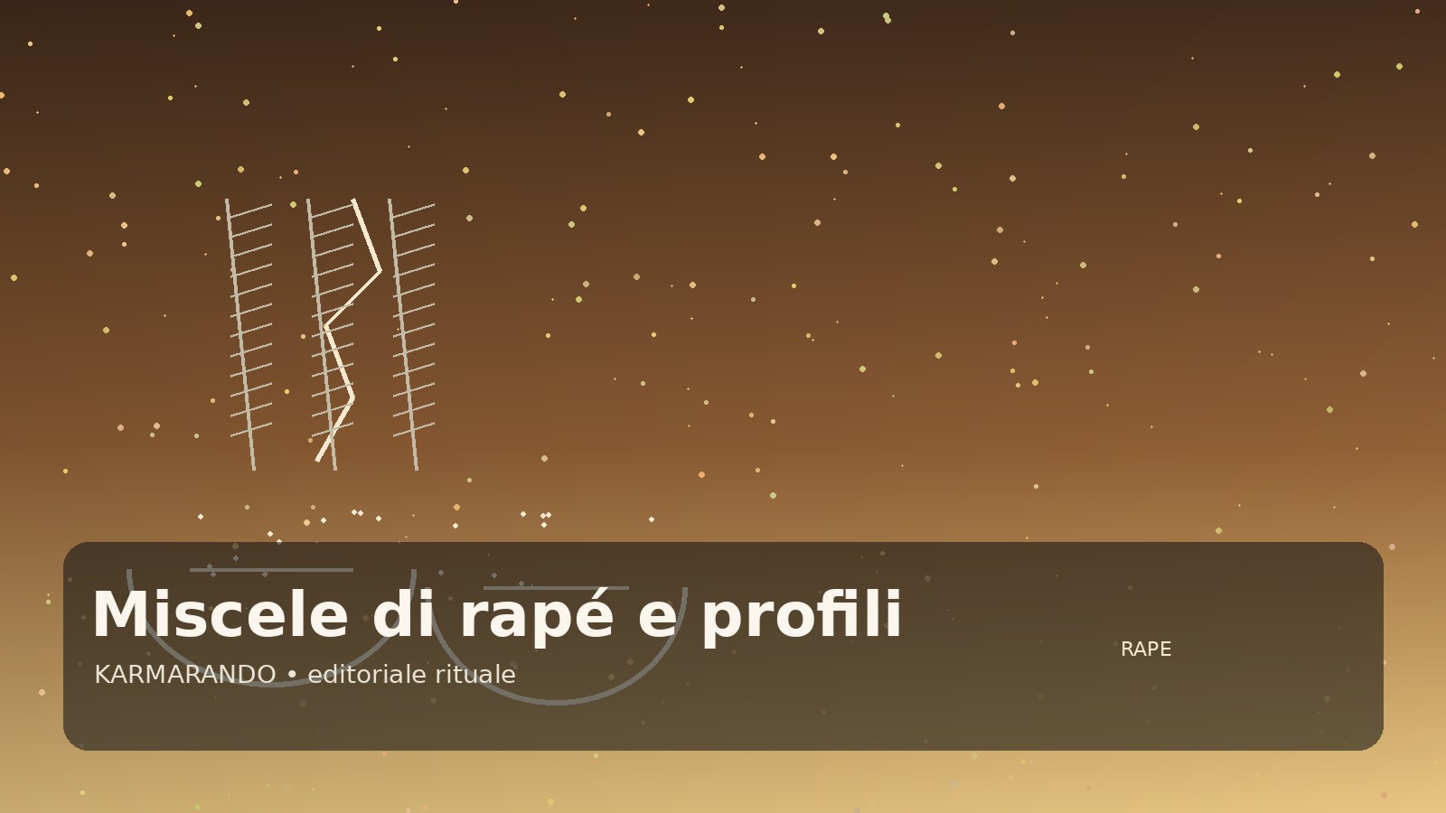 Miscele di rapé: come leggere profili, origini e carattere senza comprare alla cieca