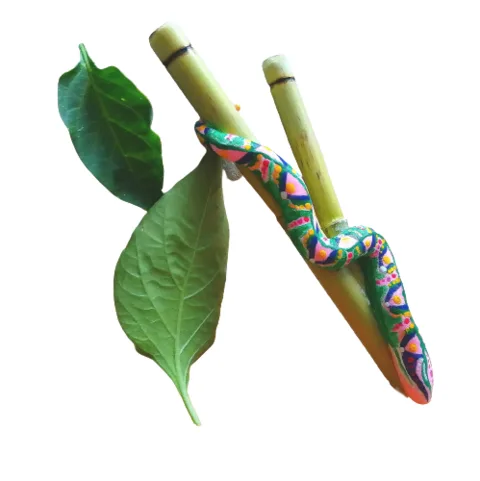 Kuripe Grande Serpente - Mixcolor Primordiale in Bamboo: cos'è, origini, effetti e uso consapevole